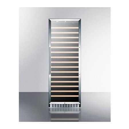 Summit Appliance Div. Summit-Single-Zone Wine Cellar W/Glass Door, 171 Bottle Capacity, 23-5/8" Wide SWC1926